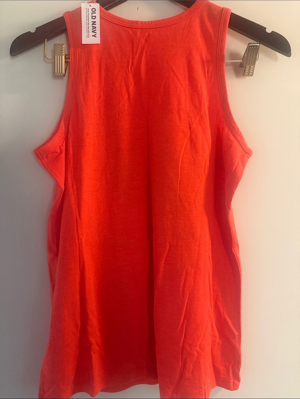 Old Navy Boys Orange Tropical Palm Beach Graphic Sleeveless Tank Sz XL 14-16 NWT - Picture 5 of 7